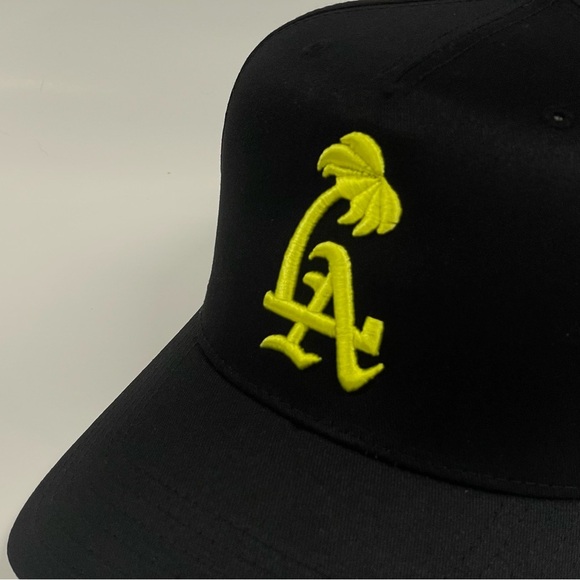LA to LV tennis ball yellow snapback hat - Picture 6 of 6